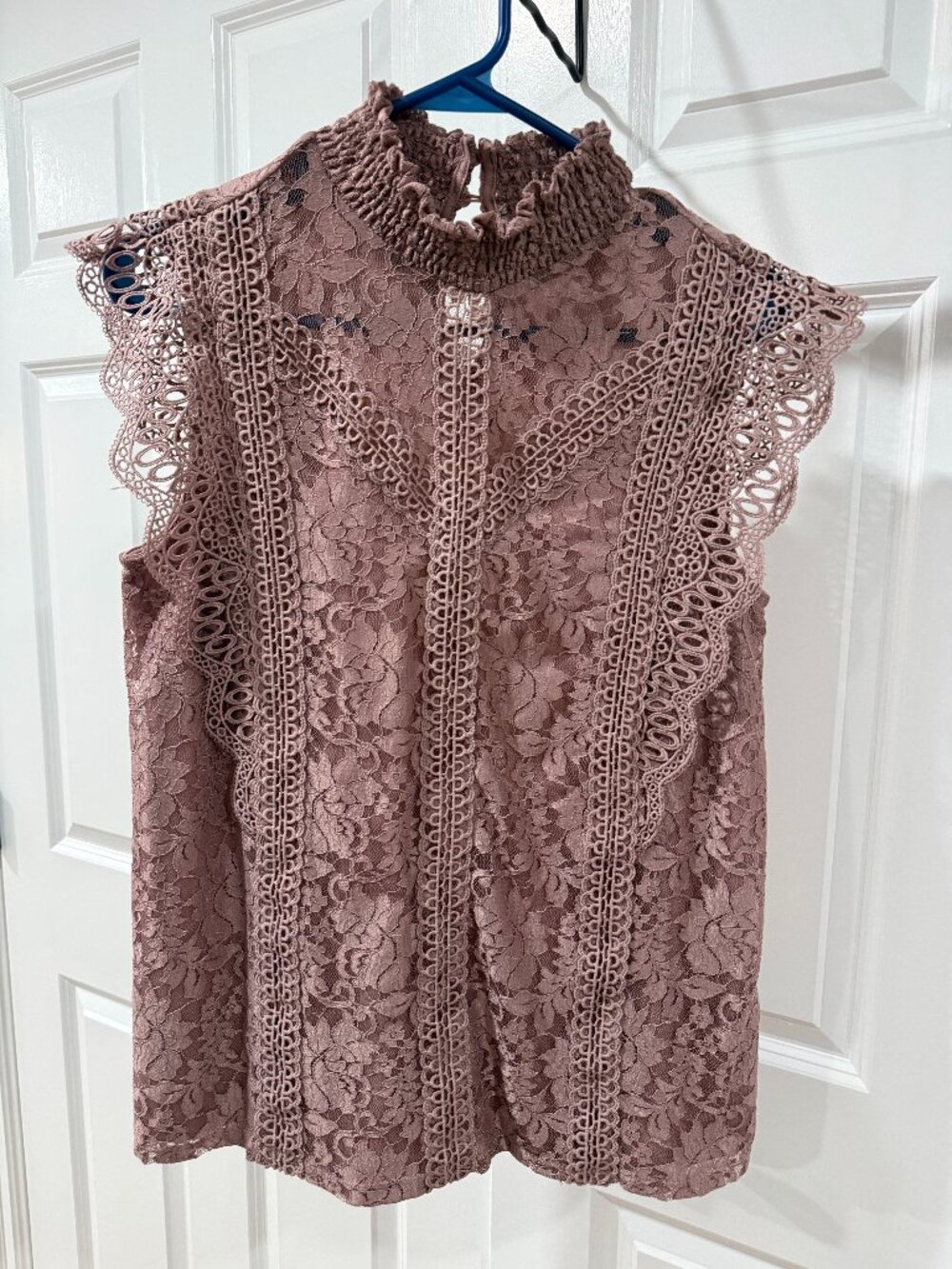 Cable & Gauge Lace Tank Top
